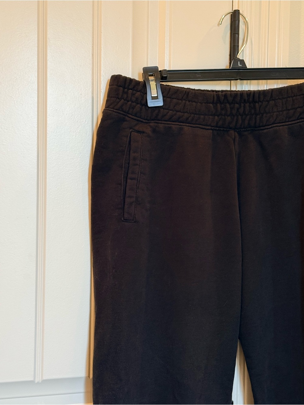 OFFLINE by aerie Black Track Fleece Sweat Joggers - Picture 4 of 9